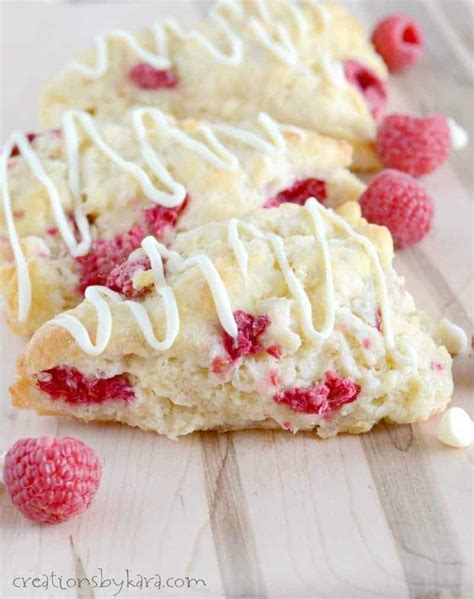 white-chocolate-raspberry-scones-creations-by-kara image