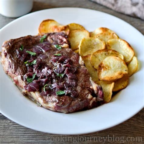 entrecote-la-bordelaise-red-wine-sauce-steak image
