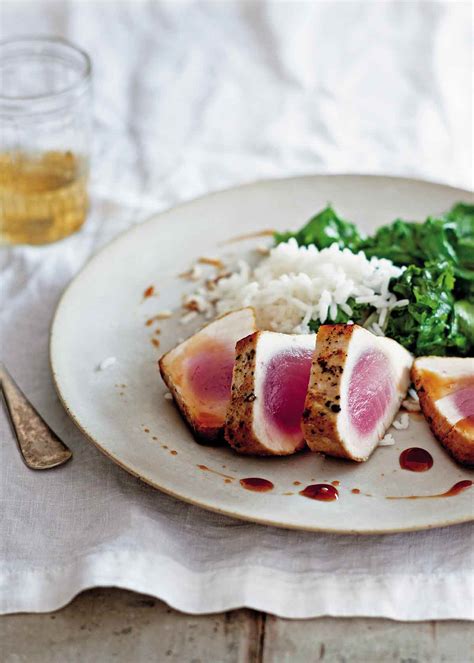 seared-tuna-with-sweet-and-sour-sauce-leites-culinaria image
