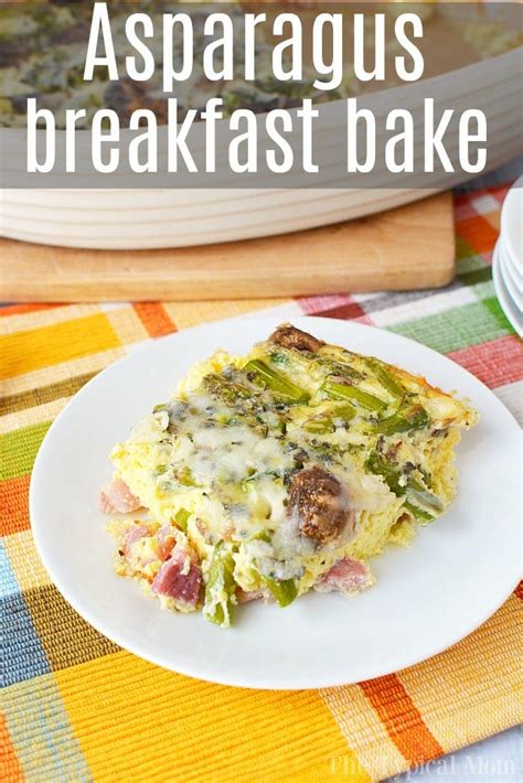 easy-asparagus-casserole-and-egg-bake-the-typical image