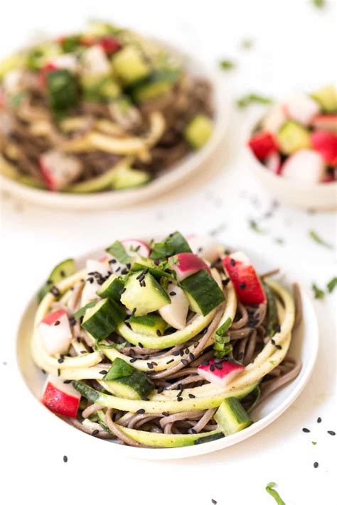 almond-sesame-soba-noodles-with-zucchini-simply image