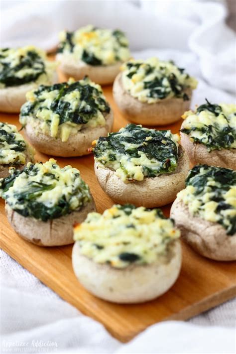 spinach-feta-stuffed-mushrooms-easy-appetizer image