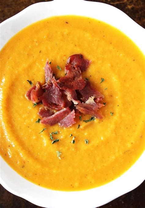 apple-and-butternut-squash-soup-with-bacon image