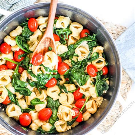 easy-brown-butter-spinach-tortellini-one-pot-easy image
