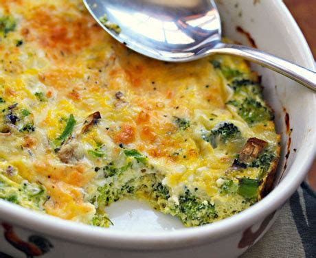broccoli-mushroom-egg-and-cheese-breakfast image