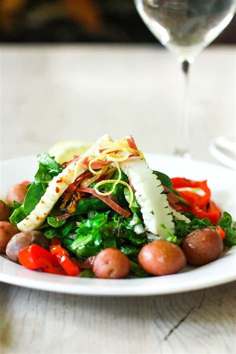 calamari-salad-with-arugula-feasting-at-home image