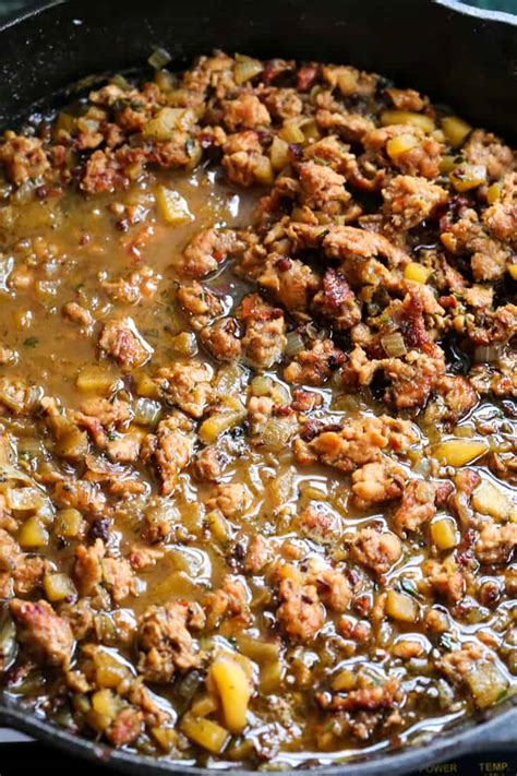 spicy-sausage-cornbread-dressing-thanksgiving-side image