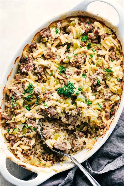 easy-sausage-and-rice-casserole-the-recipe-critic image