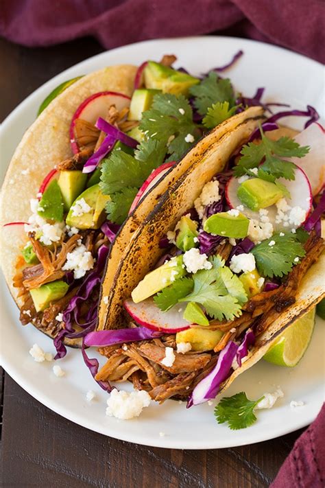 slow-cooker-pork-tacos-recipe-so-easy-cooking image