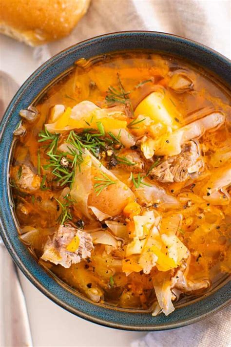 russian-cabbage-soup-shchi-ifoodrealcom image