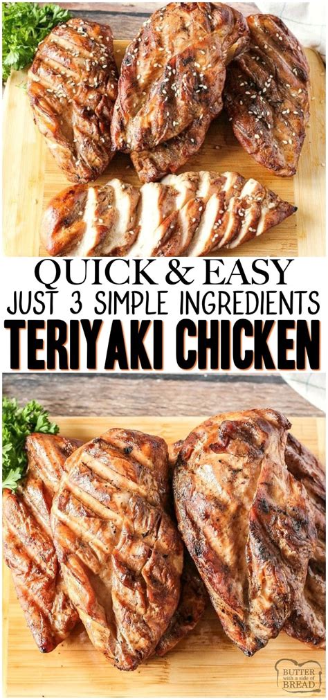 grilled-teriyaki-chicken-butter-with-a-side-of-bread image