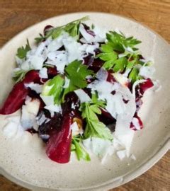 beet-and-parsley-salad-with-marionberry-vinaigrette image