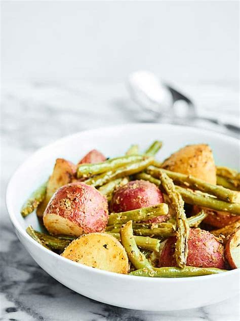 roasted-potatoes-and-green-beans-recipe-w-dijon image