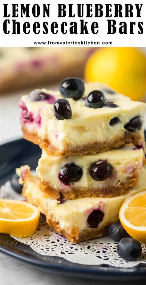 lemon-blueberry-cheesecake-bars-valeries-kitchen image