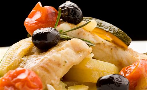 roasted-cod-with-tomatoes-zucchini-and-olives image