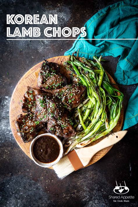 korean-lamb-chops-with-grilled-scallions-shared image