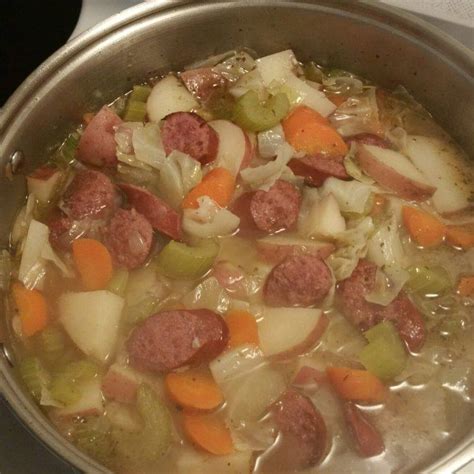 instant-pot-cabbage-sausage-and-potato-soup image