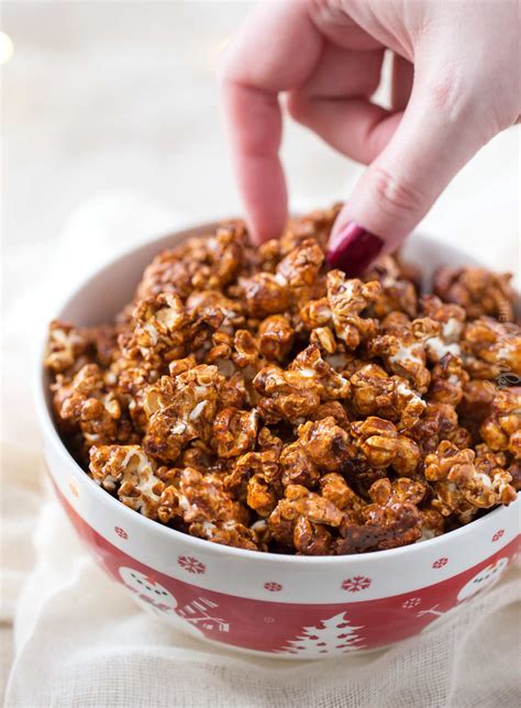 easy-homemade-gingerbread-caramel-popcorn-the image