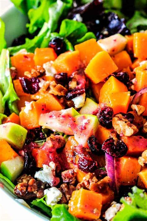 roasted-butternut-squash-salad-with-cranberries-pecans image