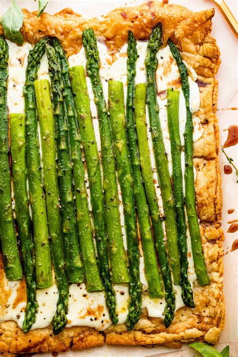 easy-asparagus-tart-with-mozzarella-cheese-l-diethood image