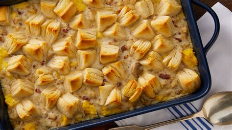 creamy-sausage-casserole-with-biscuits image