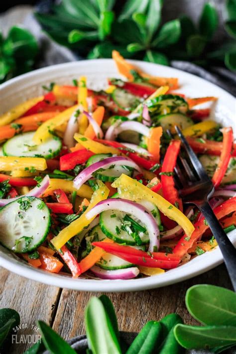 bell-pepper-salad-recipe-savor-the-flavour image