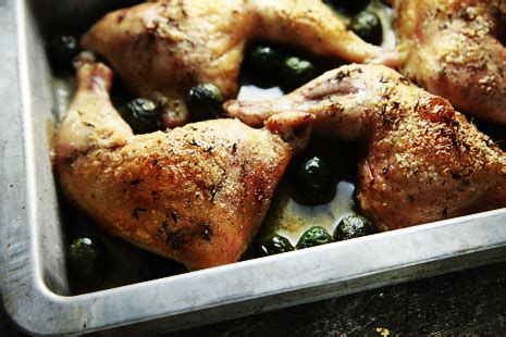 easy-roasted-chicken-legs-with-olives-recipe-easy image