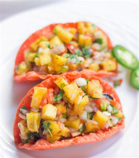 spicy-grilled-pineapple-salsa-recipe-archanas-kitchen image
