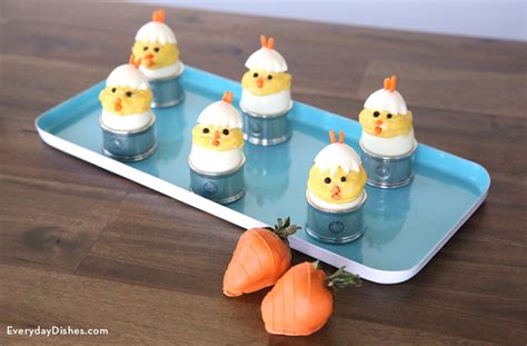 chicks-deviled-eggs-recipe-for-easter-everyday-dishes image