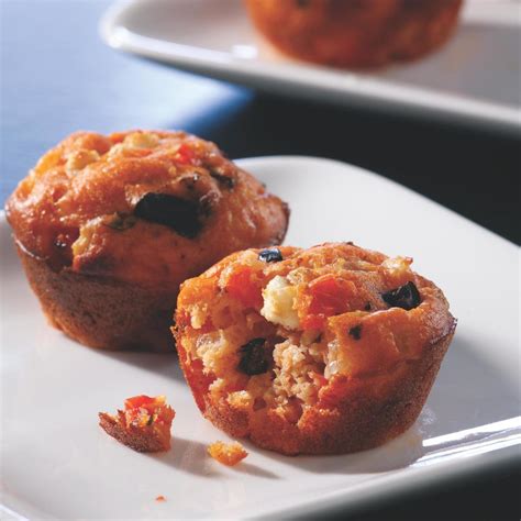mini-greek-pizza-muffins-recipe-eatingwell image