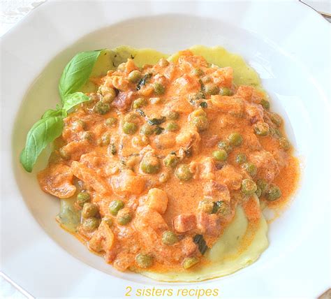 date-night-creamy-ravioli-with-peas-2-sisters image