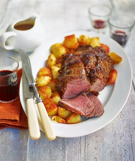 roast-topside-of-beef-with-roasties-and-gravy image