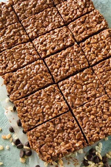 chocolate-peanut-butter-rice-krispies-treats image