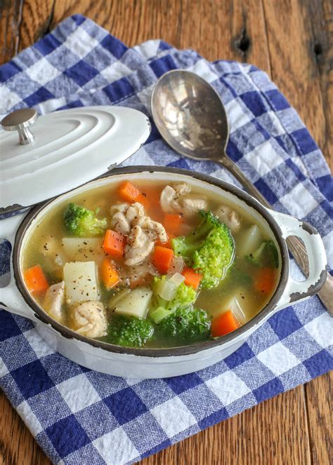chicken-vegetable-soup-with-red-potatoes-barefeet image