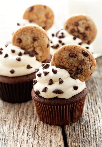 chocolate-chip-cookie-dough-cupcakes-my-baking image