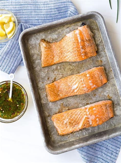 easy-baked-salmon-with-lemon-and-chives-rachel image