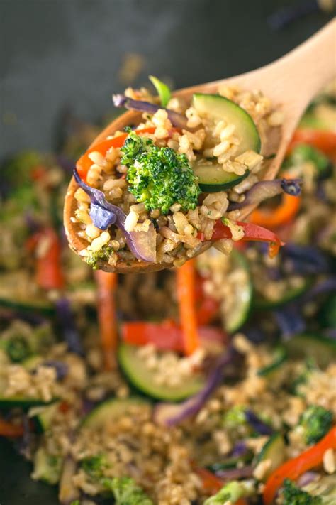 brown-rice-stir-fry-with-vegetables image