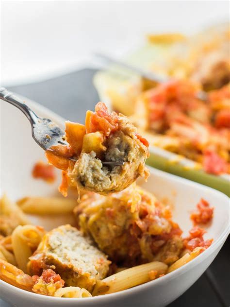 turkey-meatball-baked-ziti-dad-with-a-pan image