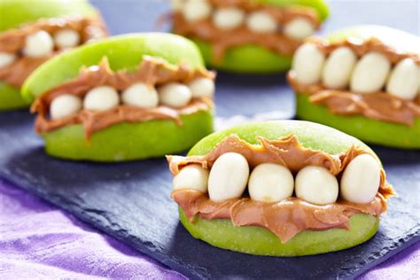 apple-peanut-butter-monster-mouths-snack-the-leaf image