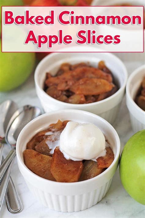 easy-baked-cinnamon-apple-slices-delightful image