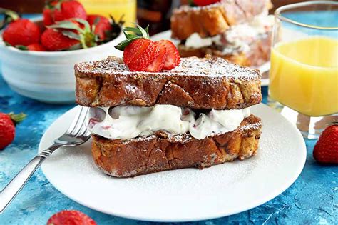 strawberry-mascarpone-stuffed-french-toast-foodal image