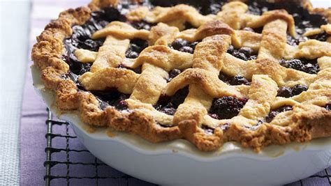 black-blueberry-pie-with-lemon-cornmeal-crust image