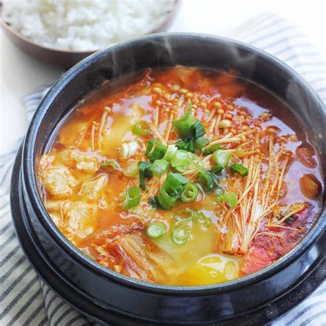 spicy-korean-silken-soft-tofu-stew-soondubu-jjigae image