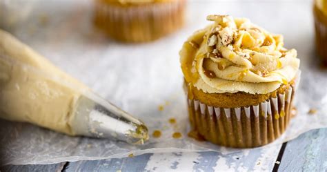sweet-potato-pecan-cupcakes-recipe-with-caramel image