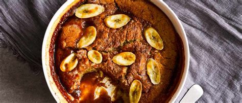 caramel-self-saucing-pudding-recipe-with-bananas image