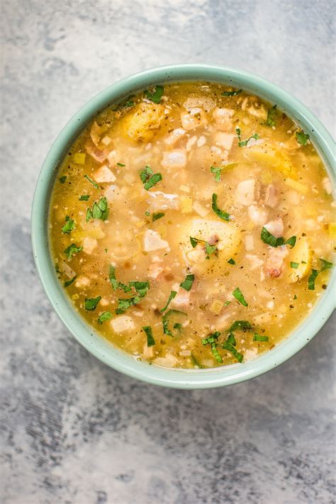 white-bean-and-potato-soup-with-pancetta image