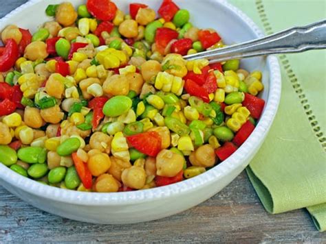 chickpea-corn-red-pepper-salad-with-honey-lime image