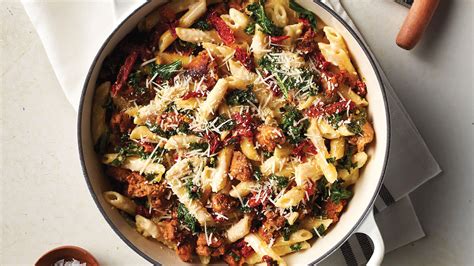creamy-kale-and-sausage-penne-recipe-the-fresh-market image