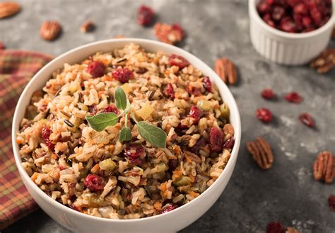 holiday-wild-rice-pilaf-with-cranberries-and-pecans image
