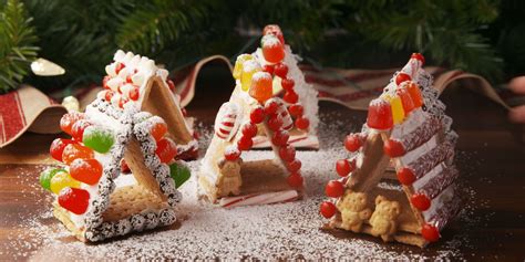 how-to-make-mini-gingerbread-houses-delish image